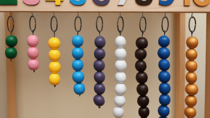 Matematica – Come Utilizzare i Bastoncini di Perle Colorate