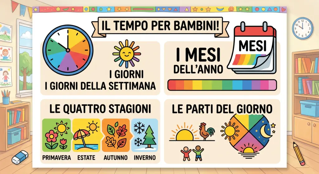 Il tempo da far vedere ai bambini.