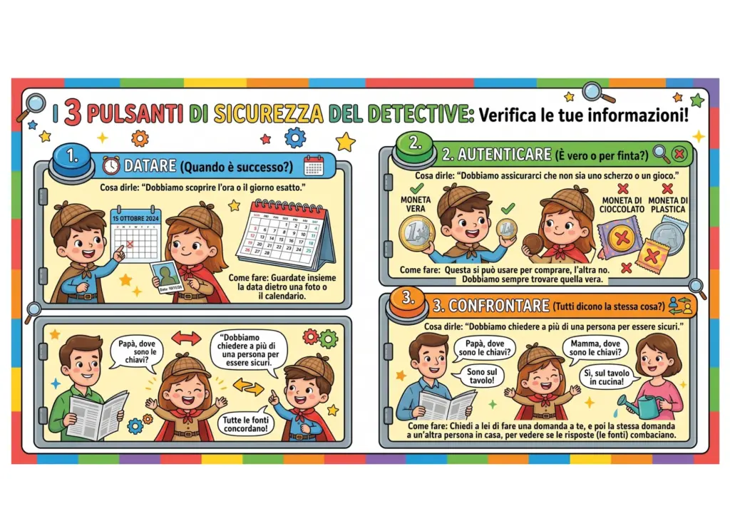 ricevere informazioni sicure e controllare